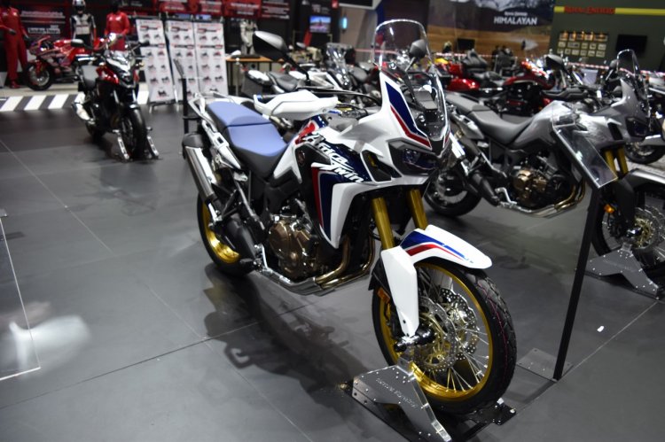 India-bound Honda Africa Twin Showcased At Bims 2017