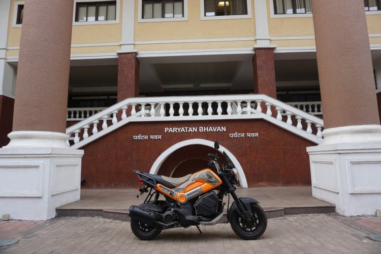 Honda Navi Goa Hunt Adventure side orange