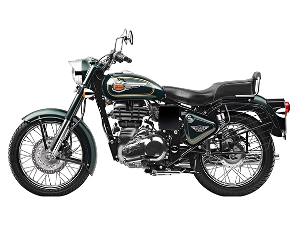 royal enfield discontinued models Royal Enfield Bullet 500 Forest Grey side left studio