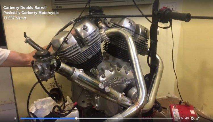Royal Enfield Carberry Motorcycle engine