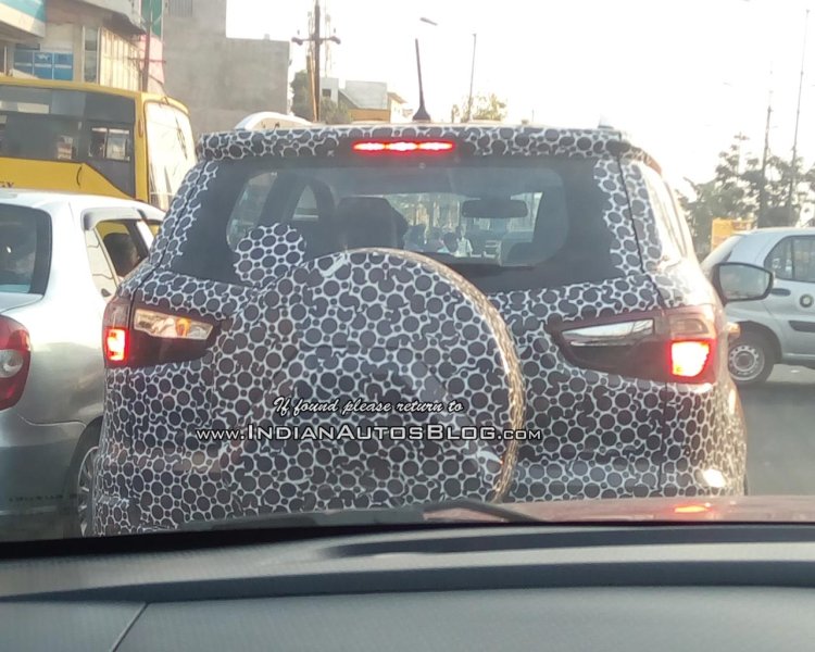 IAB reader spots the 2017 Ford EcoSport rear on test