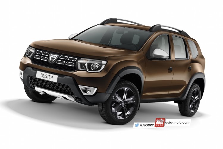 2017 Dacia Duster new model second generation rendering