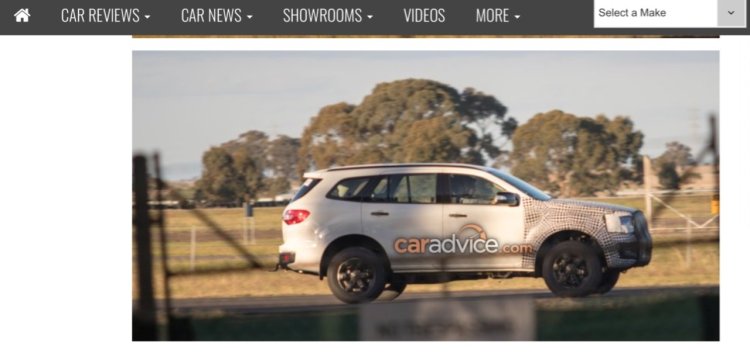 2018 Ford Endeavour (2018 Ford Everest) spied testing in Australia