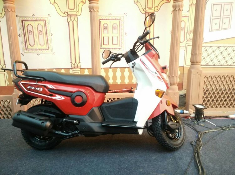 Honda Cliq launch India side