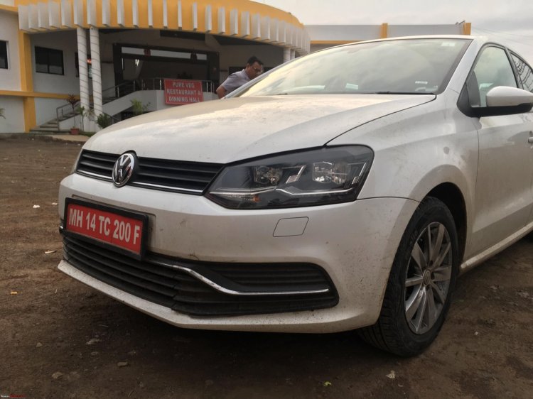 VW Polo TSI Bluemotion front spied testing in India