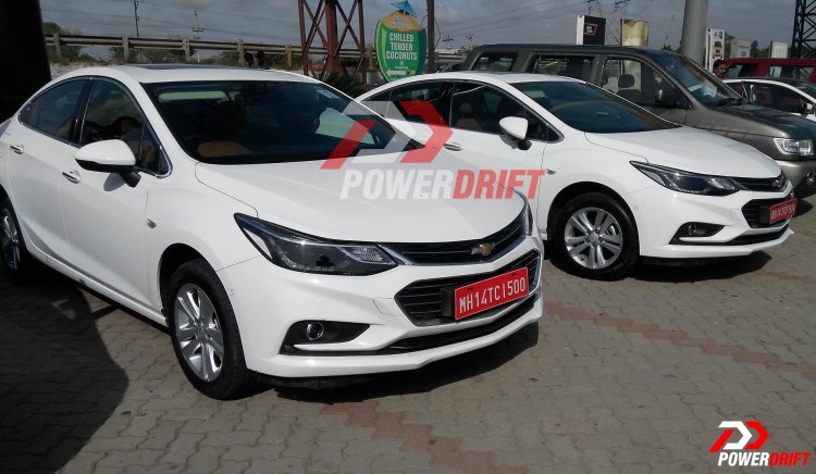 Chevrolet Cruze Spotted in India Front