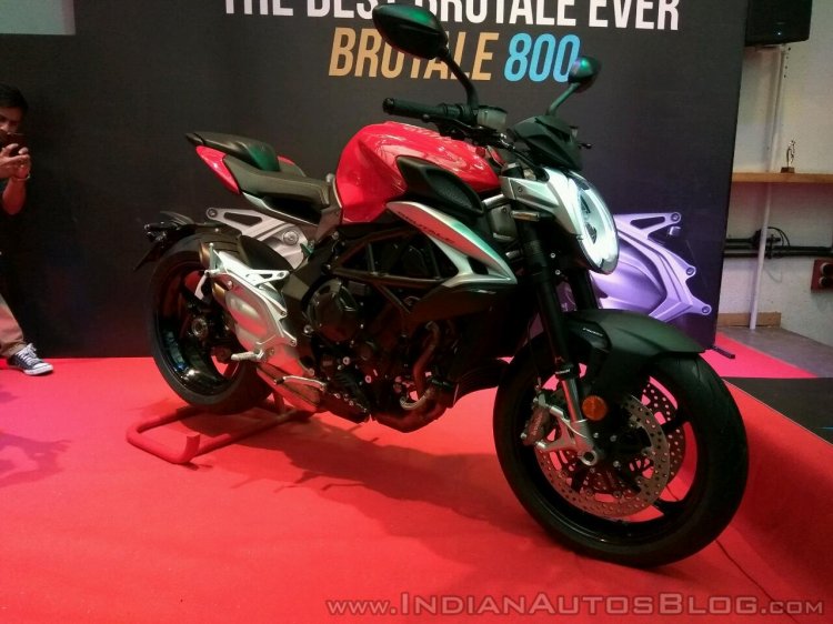 MV Agusta Brutale 800 India launch front three quarter