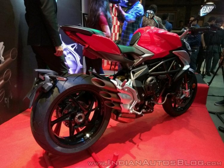 MV Agusta Brutale 800 India launch rear three quarter