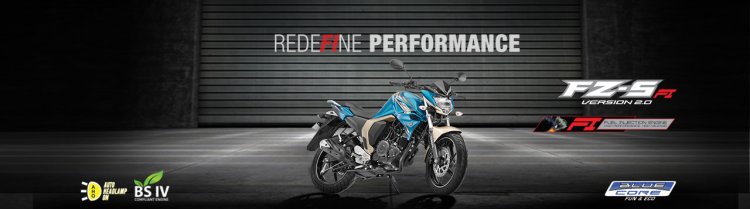 Yamaha FZ-S FI BSIV front three quarter