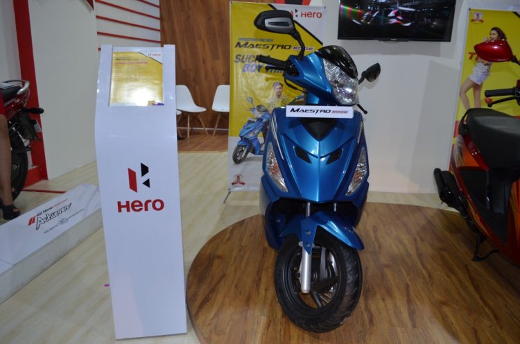 Hero Maestro Edge showcased at Nepal Auto Show 2017