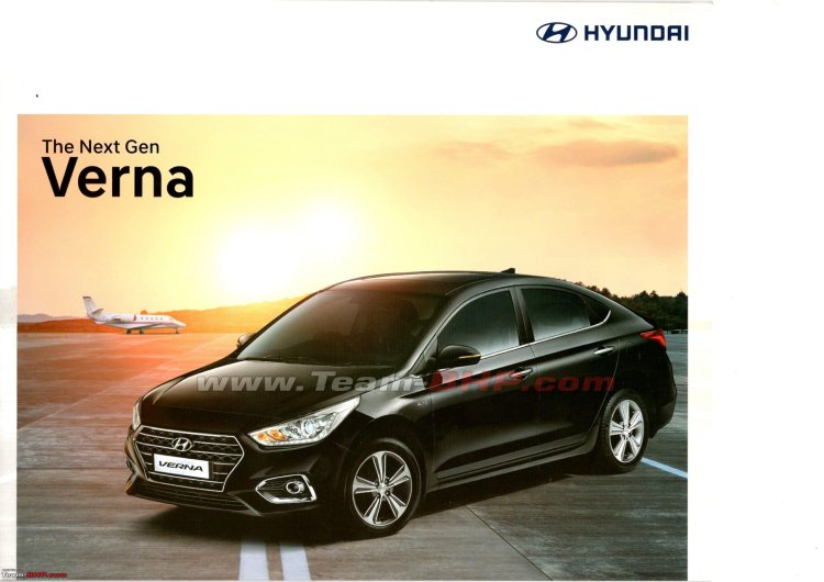 2017 Hyundai Verna brochure leaked page 1