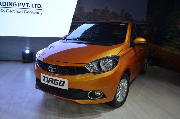 2017 Tata Tiago front left quarter - Nepal Live