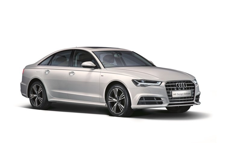 Audi A6 Design Edition front three quarters