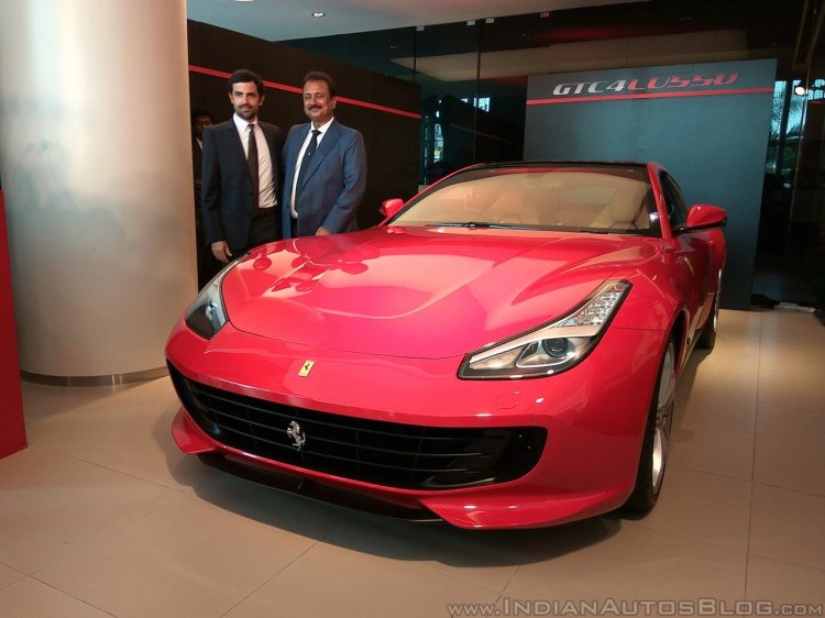 Ferrari GTC4Lusso India front left shot close