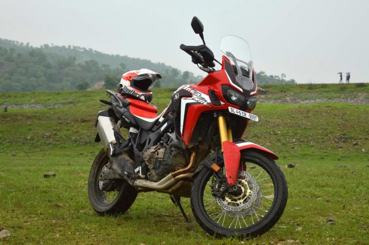 Honda Africa Twin India review front right quarter shot