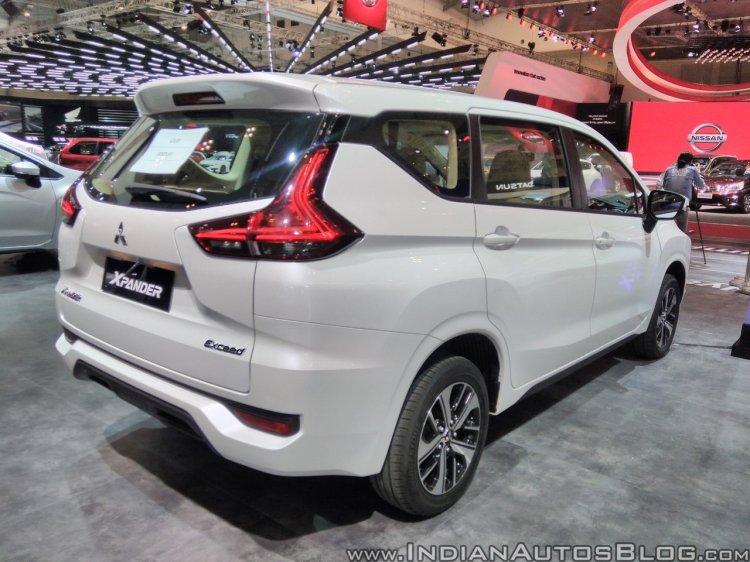 Mitsubishi Xpander rear three quarters right side at GIIAS 2017