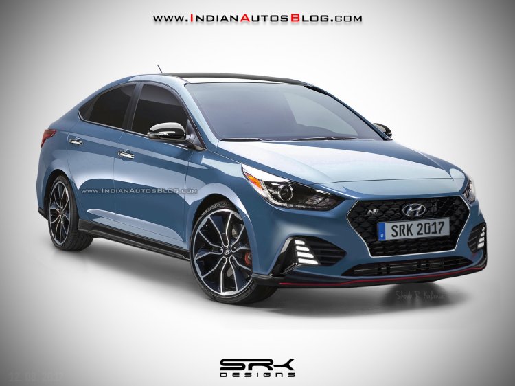 New Hyundai Verna N IAB rendering