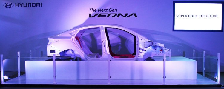 New 2017 Hyundai Verna K2 chassis platform