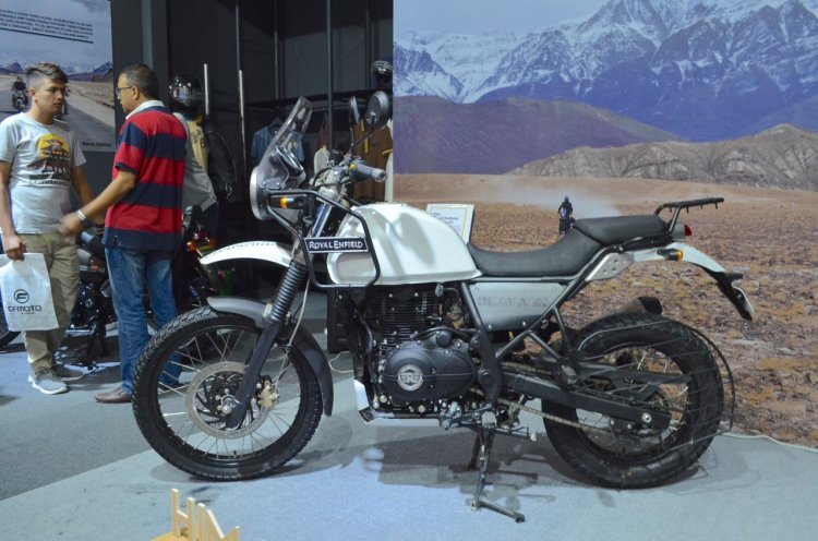 Royal Enfield Himalayan side