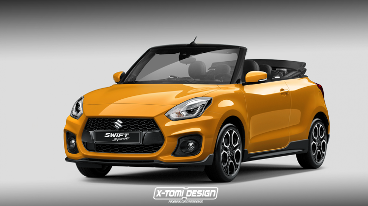 Suzuki Swift Sport Cabriolet rendering