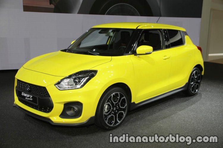 2018 Suzuki Swift Sport front three quarters at IAA 2017