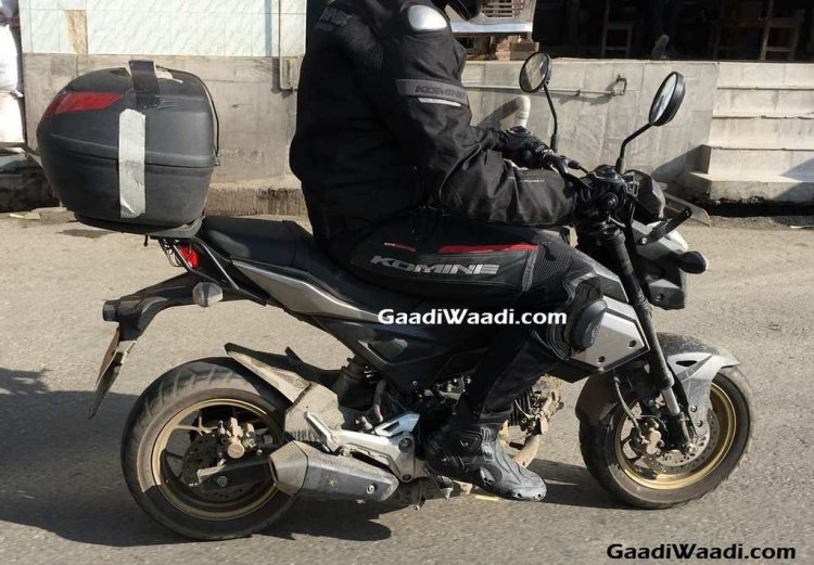 Honda Grom spied in India right side
