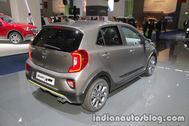 Kia Picanto X-Line rear three quarters at IAA 2017