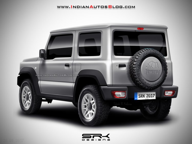 Rear of the 2018 Suzuki Jimny