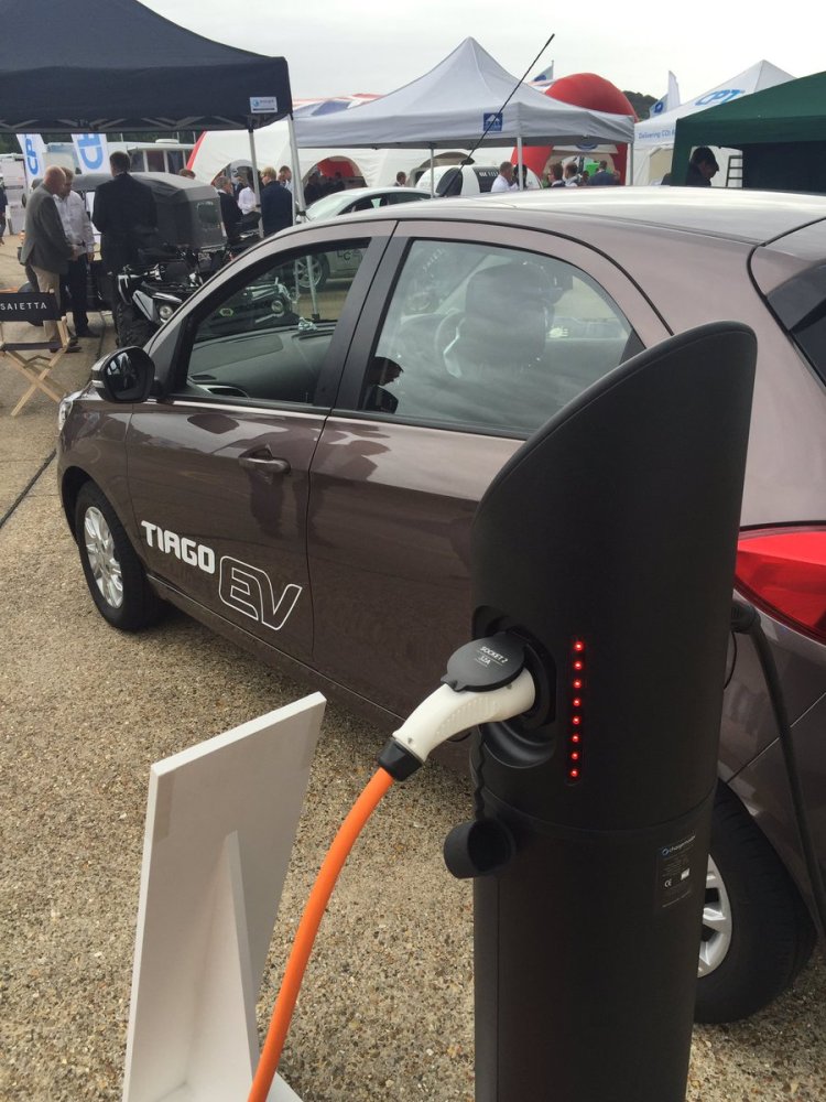 Tata Tiago EV at revealed at LCV2017 in the UK