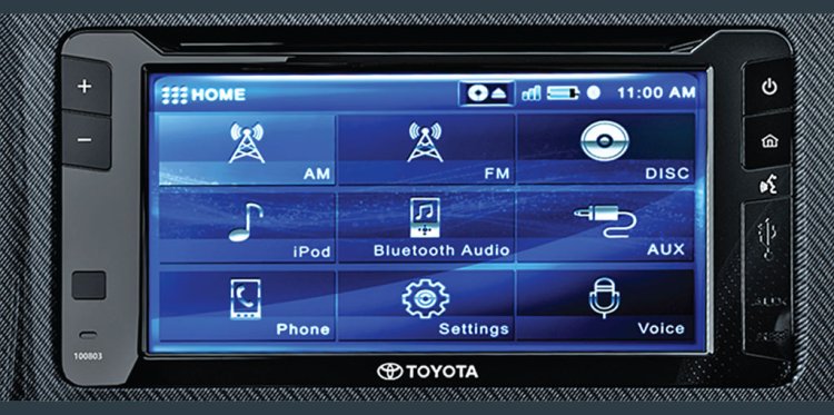 Toyota Etios Cross X-Edition touchscreen