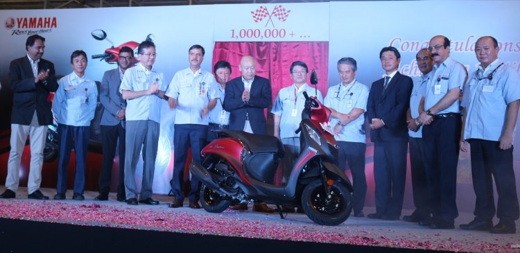 Yamaha reaches 1 million milestone Yamaha Fascino