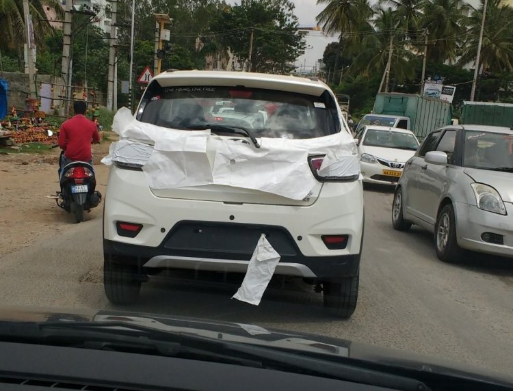 Mahindra KUV100 NXT spy pictures rear