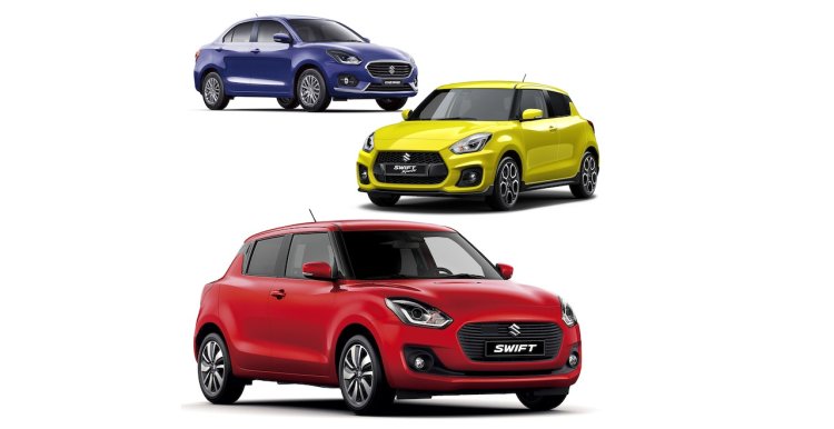 Suzuki Swift, Suzuki Swift Sport, & new Maruti Dzire win Good Design Award 2017