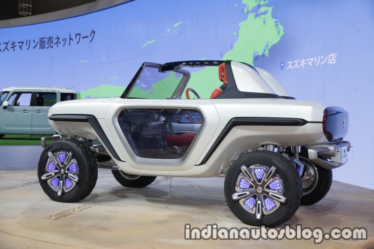 Suzuki e-SURVIVOR left side at the 2017 Tokyo Motor Show