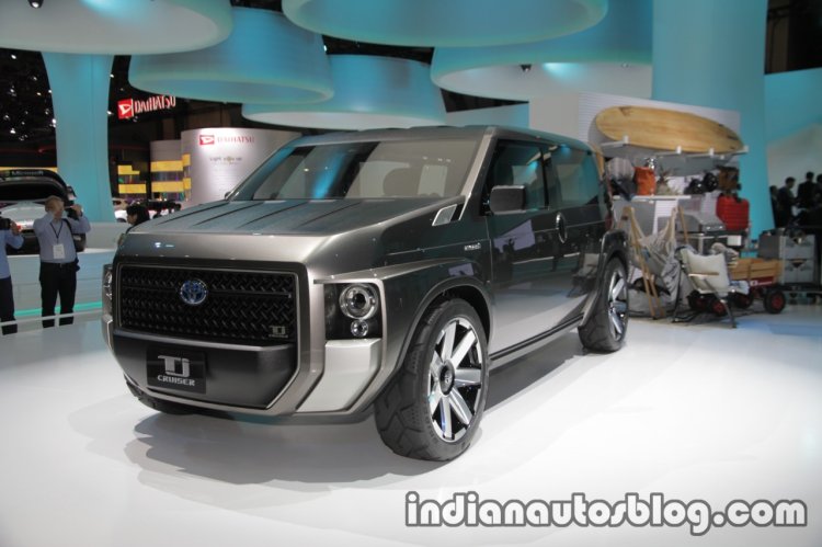 Toyota Tj Cruiser concept at the 2017 Tokyo Motor Show left front three quarters
