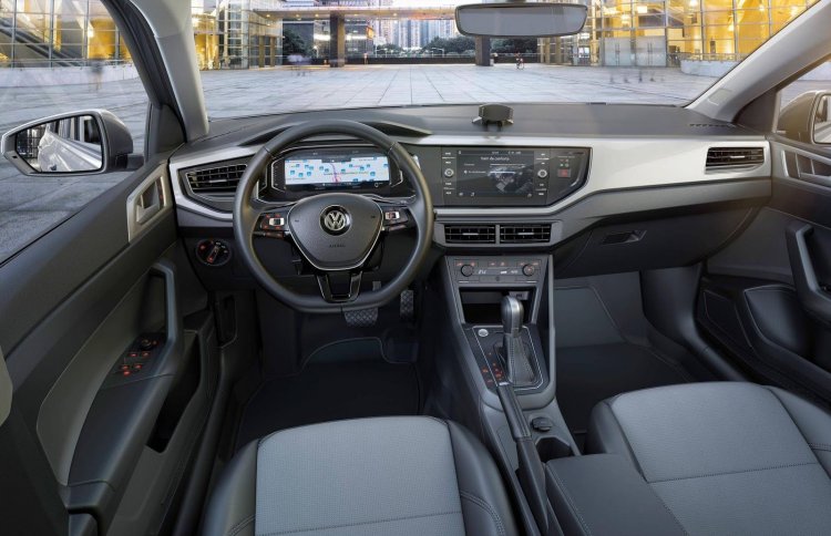 2018 VW Virtus (Polo based sedan) dashboard