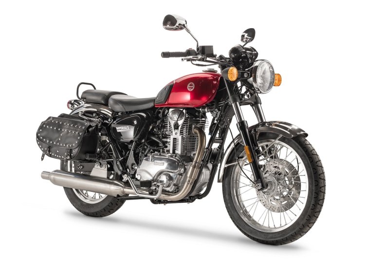 Benelli Imperiale 400 press shot front right quarter