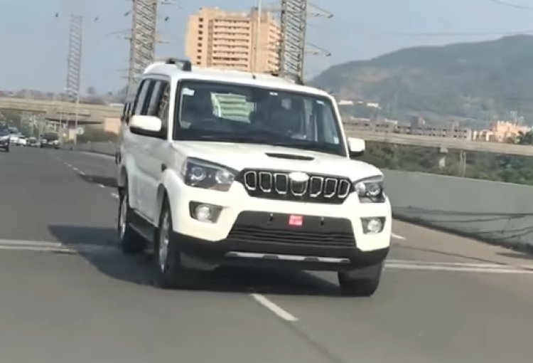 Mahindra Scorpio facelift front angle