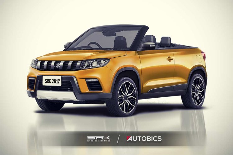 Maruti Vitara Brezza convertible rendering