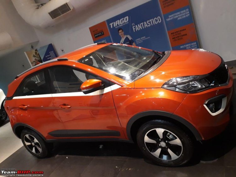 Tata Nexon AMT Mari Gold colour