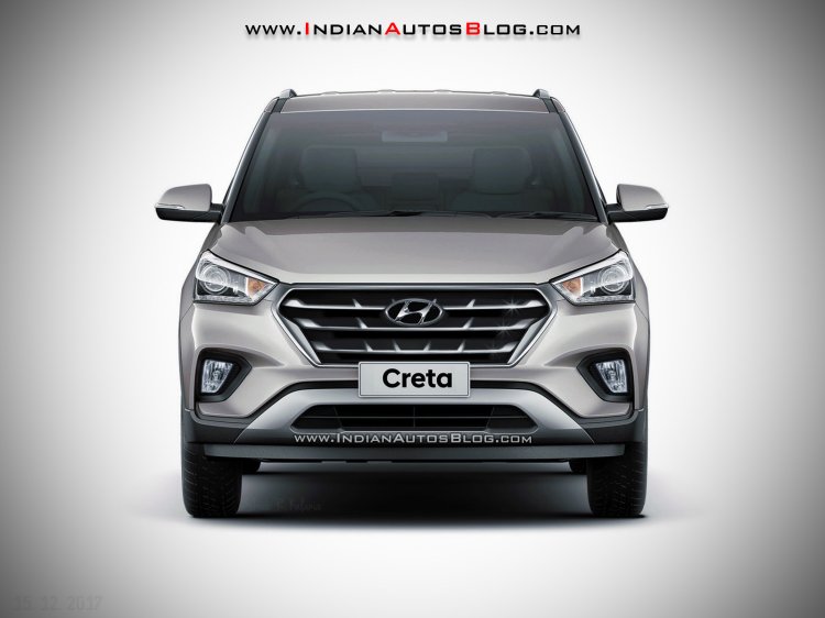 2018 Hyundai Creta facelift IAB rendering