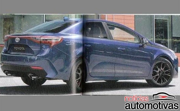 2019 Toyota Corolla rendering rear three quarters