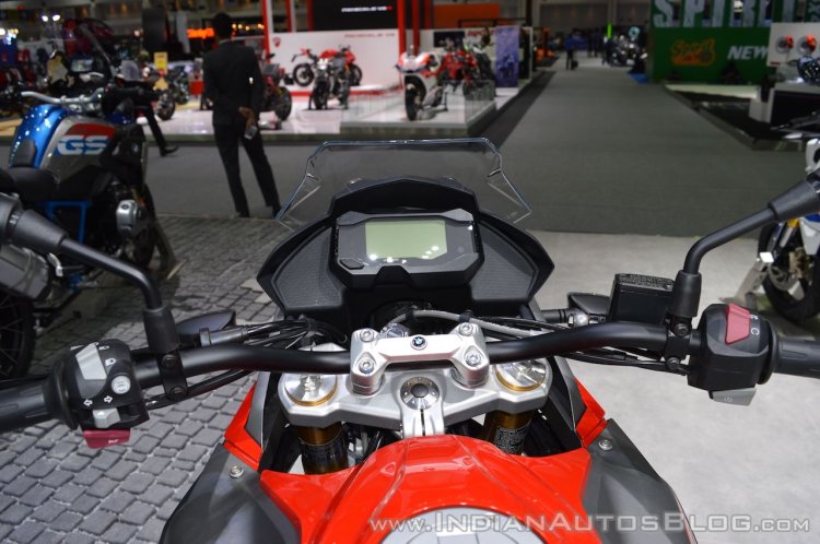 BMW G 310 GS cockpit at 2017 Thai Motor Expo