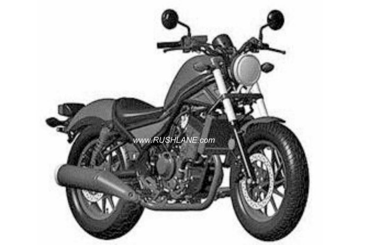 Honda Rebel 300 Patent India