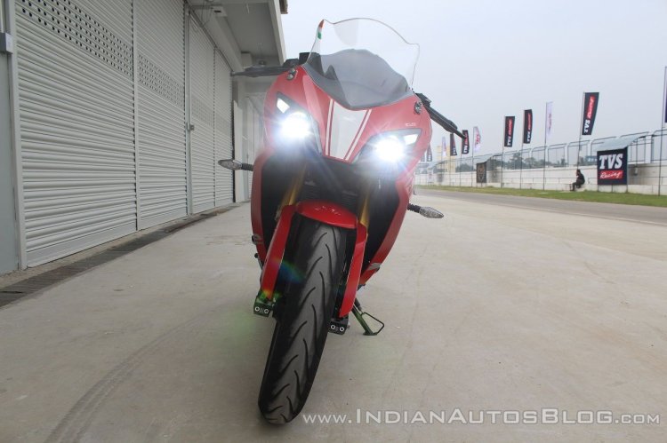 TVS Apache RR 310 first ride review front