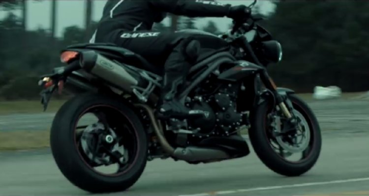 2018 Triumph Speed Triple RS teased right side