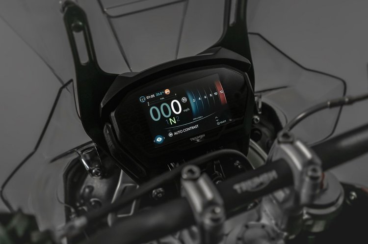 2018 Triumph Tiger 800 press instrument cluster