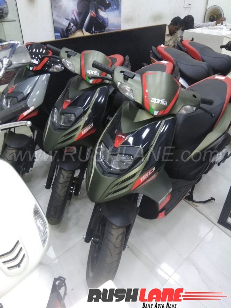 Aprilia SR 150 new colour variants spotted again