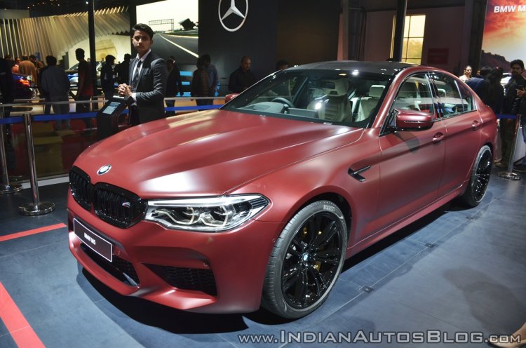 2018 BMW M5 First Edition front angle