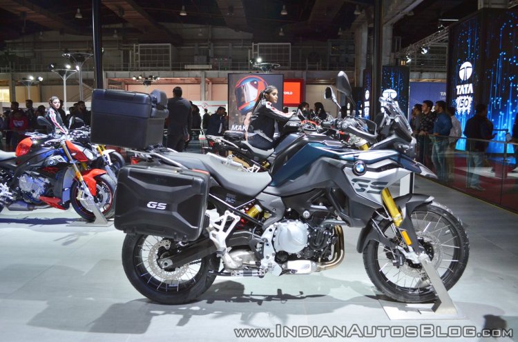 BMW F 850 GS right side at 2018 Auto Expo